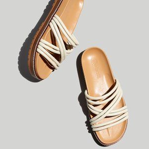 Leather Slide Sandals